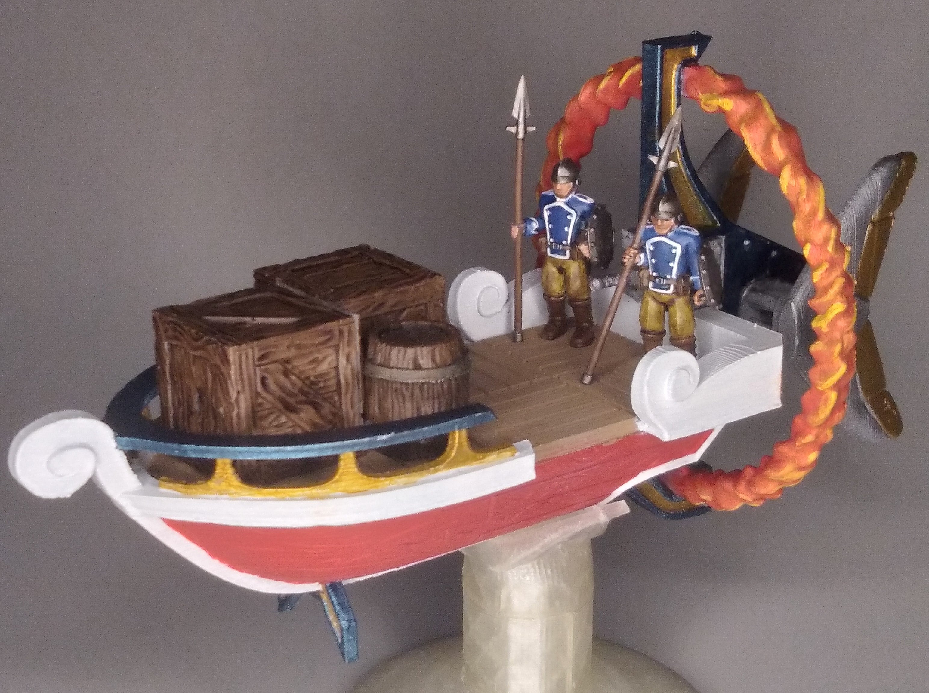 Sky Boat Miniature 3d model