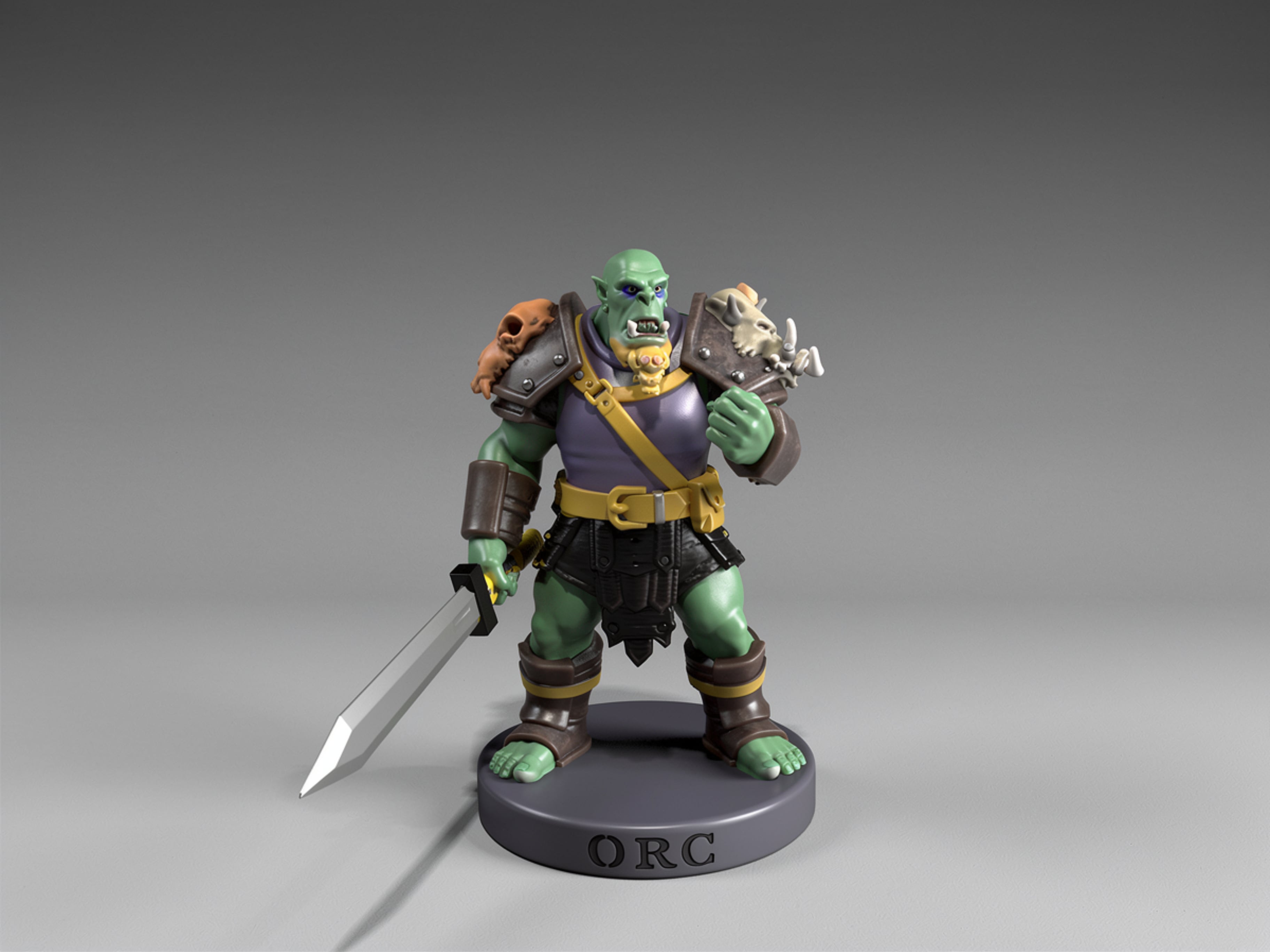 Orc sword 3d model