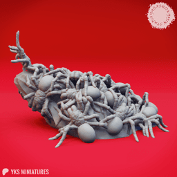 Swarm of Spiders - Tabletop Miniature (Pre-Supported) 3d model