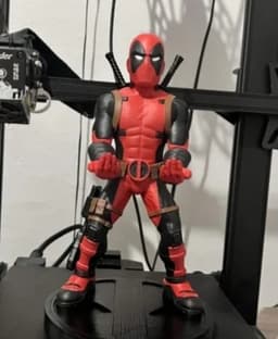 Deadpool Controller Holder (Multipart 3MF) 3d model