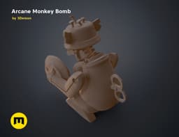 Arcane Monkey Bomb of Jinx 3d model