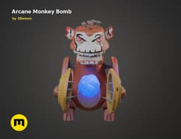 Arcane Monkey Bomb of Jinx 3d model