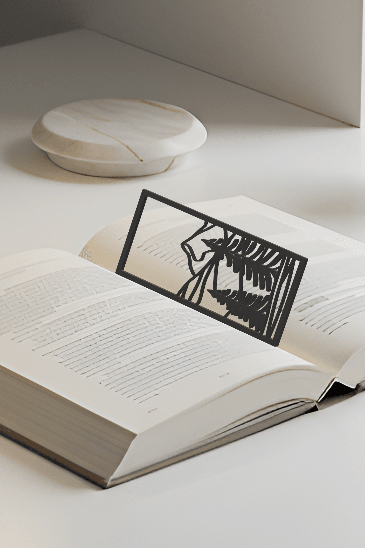 Mountain View Bookmark, Creativity Bookmark, Gift Idea 3d model