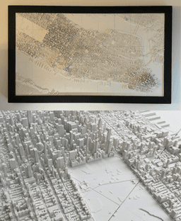 MANHATTAN, Skyline 3D map 3d model