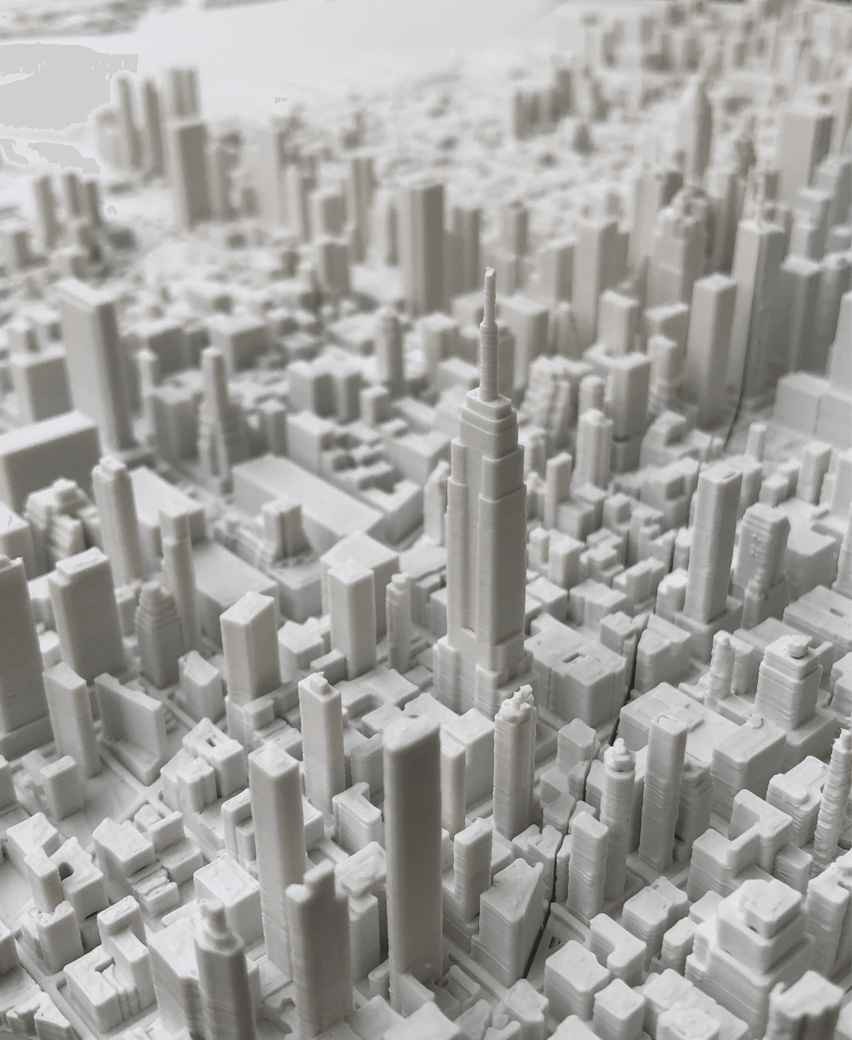 MANHATTAN, Skyline 3D map 3d model