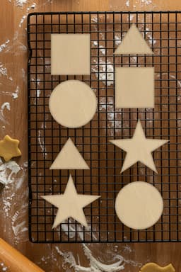 Educational Set Cookie Cutter, Biscuit Cutter 3d model