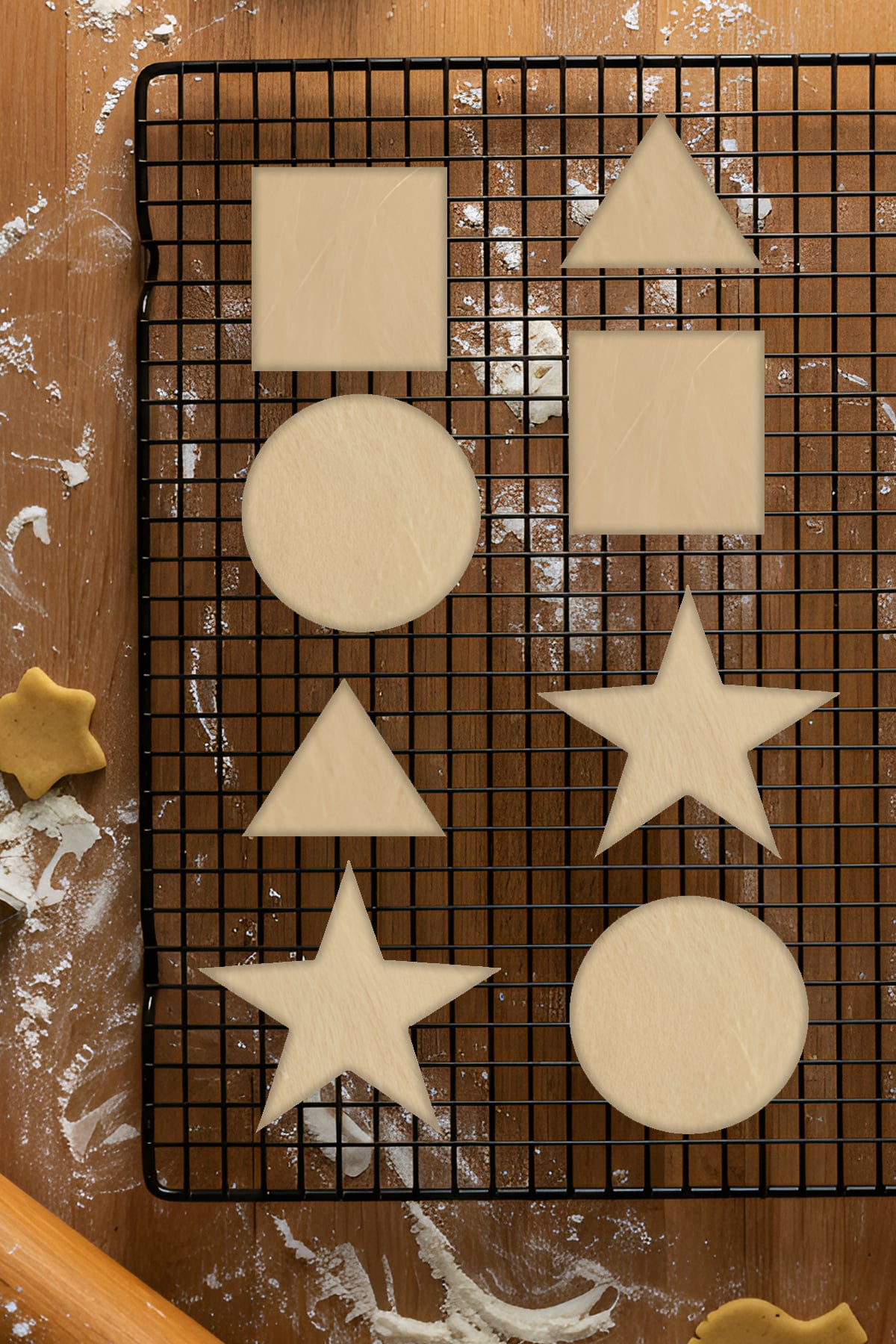 Educational Set Cookie Cutter, Biscuit Cutter 3d model