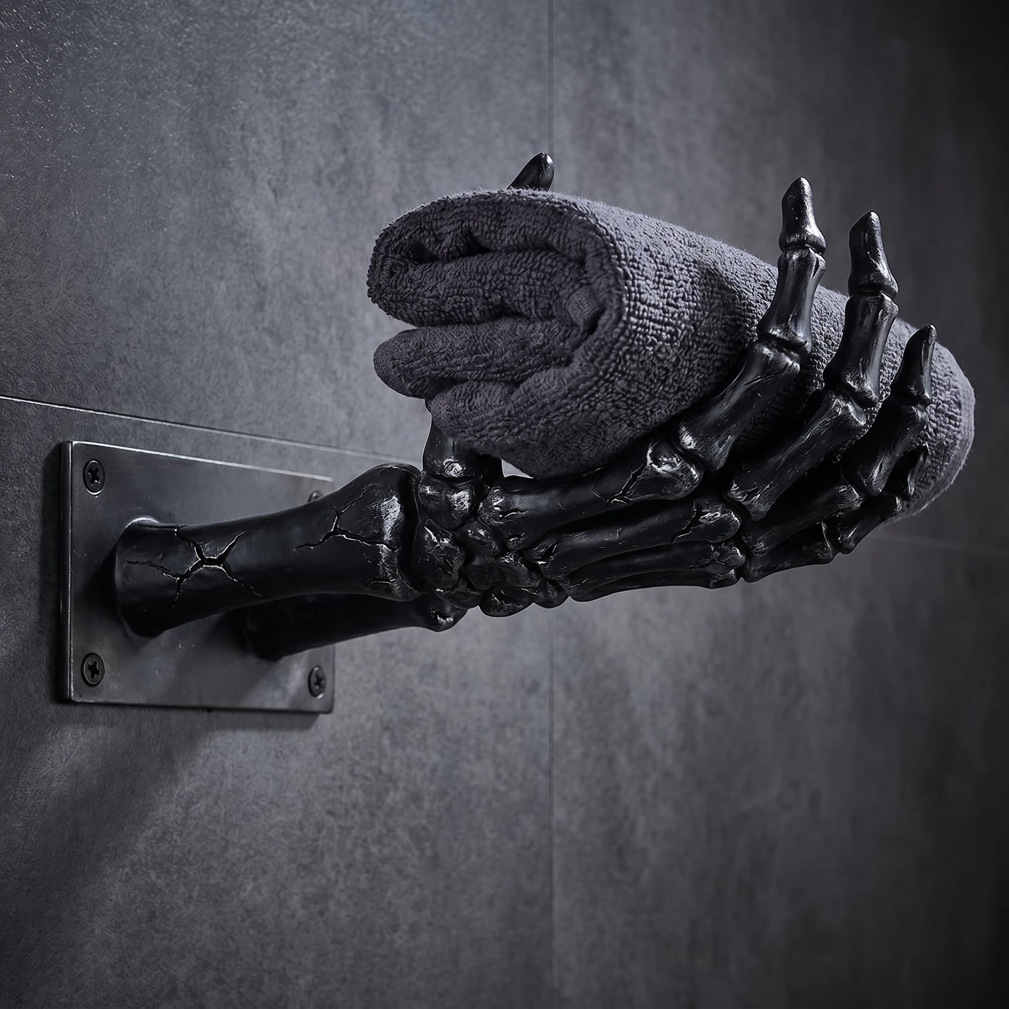 Skeleton Hand Towel Holder 3d model