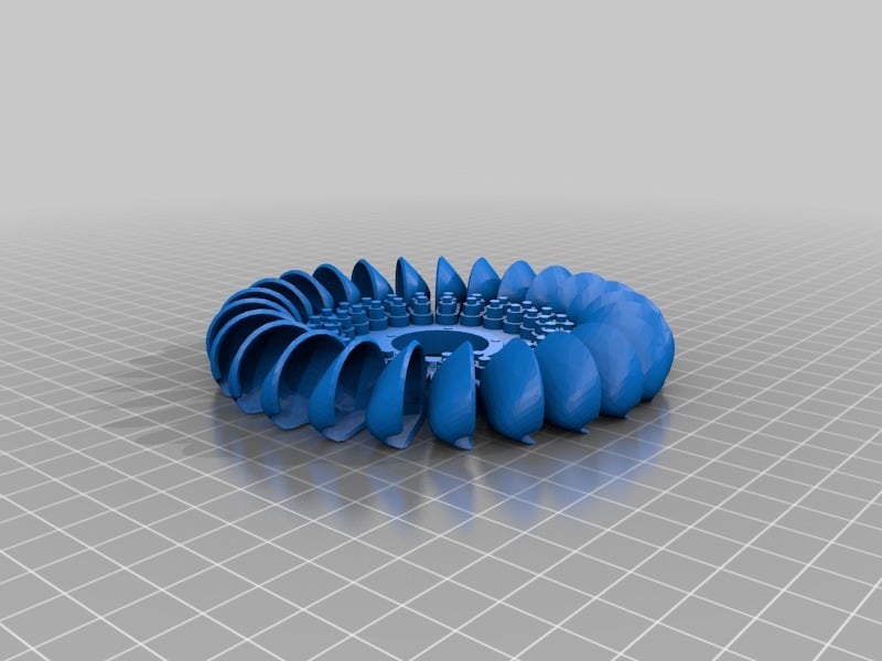 Pelton Turbine 3d model