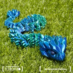 Articulated Crystal Snake 006 3d model