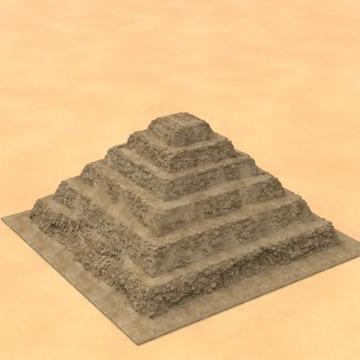 Step Pyramid of Djoser 3d model