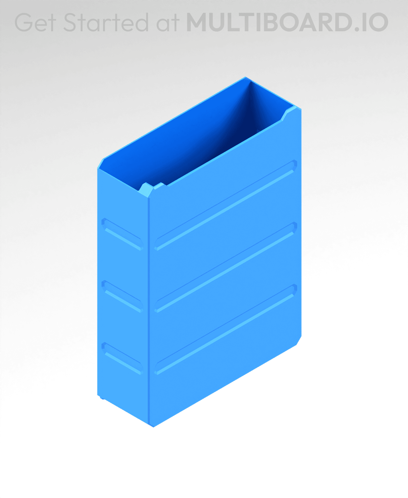 3x4x1 LU - MultiBin Simple Drawer 3d model