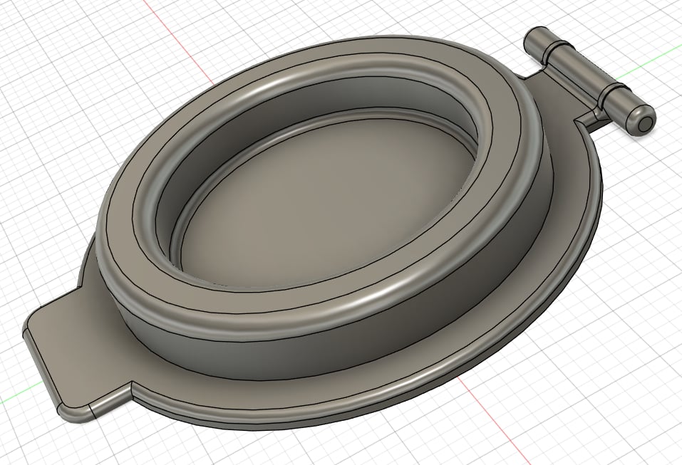 REPLACEMENT LID FOR TUPPERWARE SALT/PEPPER SHAKERS 3d model