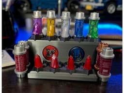 Star Wars Kyber Crystal Display with LED lighting 3d model