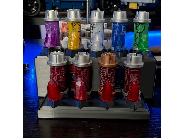 Star Wars Kyber Crystal Display with LED lighting 3d model