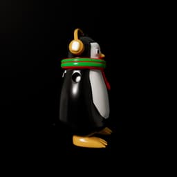 Winter Penguin – Adorable Season 3D Model 3d model