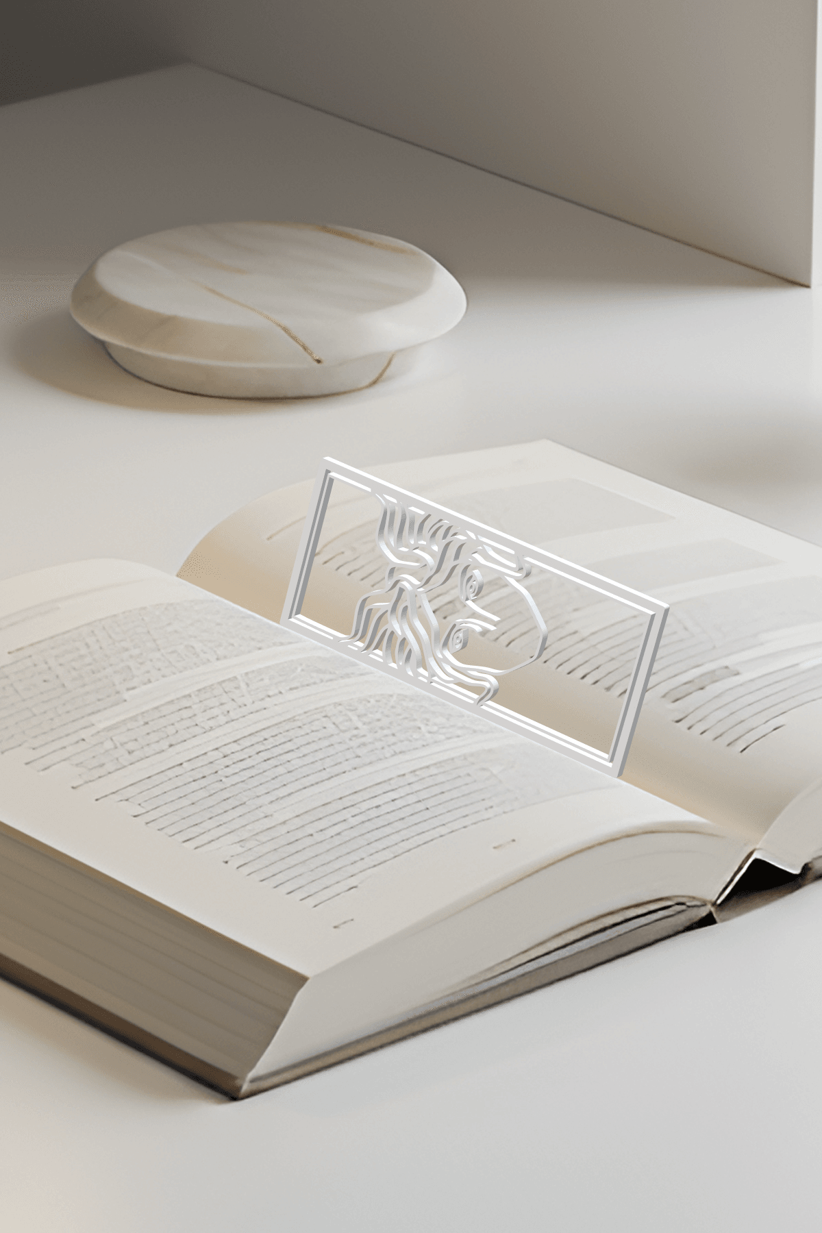 Medusa Bookmark, Gift Idea 3d model