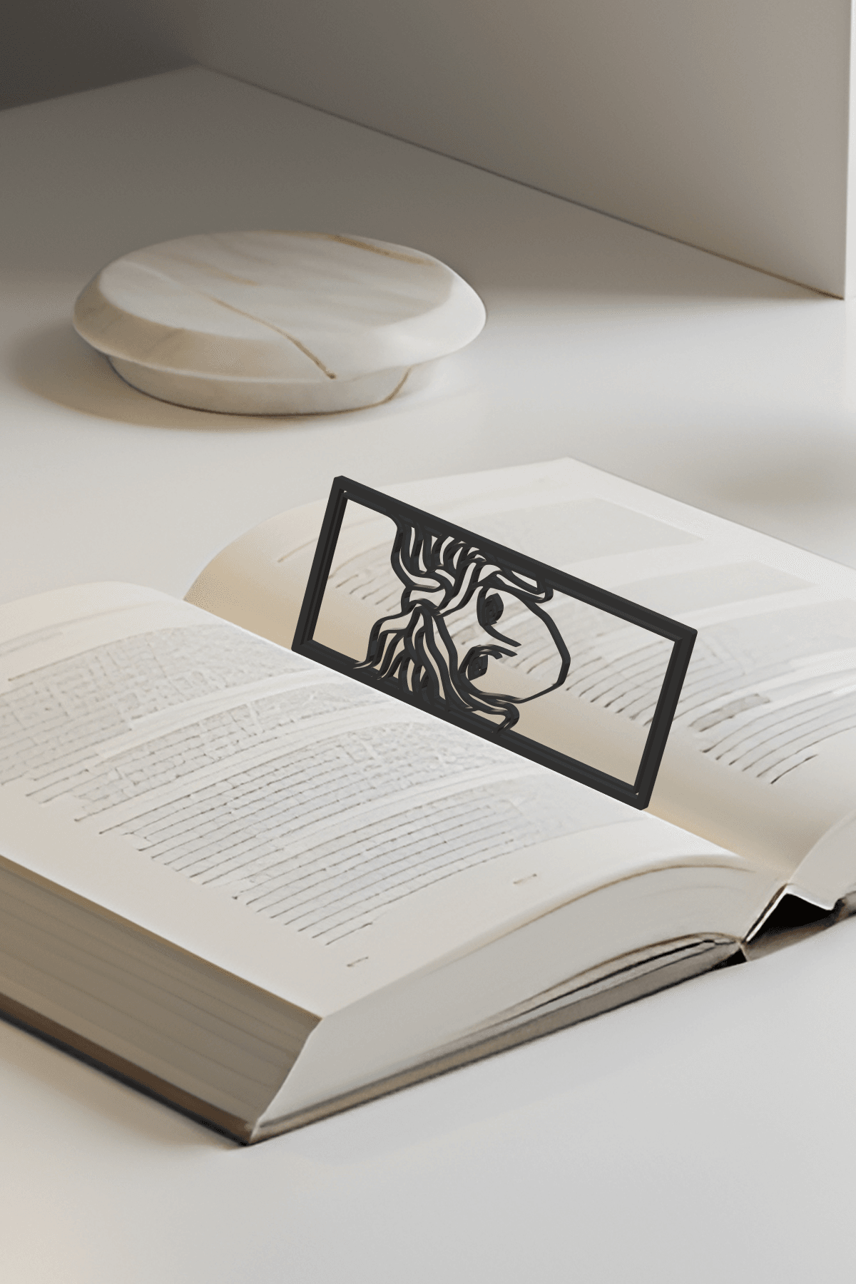 Medusa Bookmark, Gift Idea 3d model