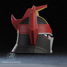 Zord Helmet 3D Printer File STL 3d model