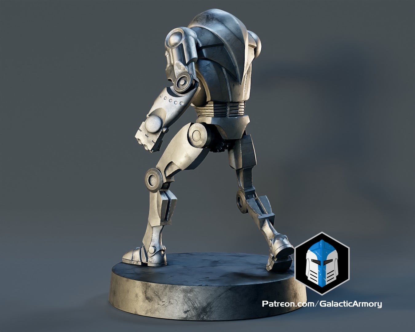 B2 Battle Droid Miniature 3d model
