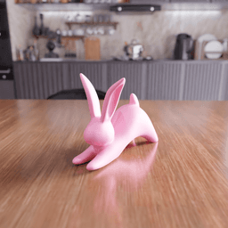 Bunny Figurine - Minimal Rabbit 3d model