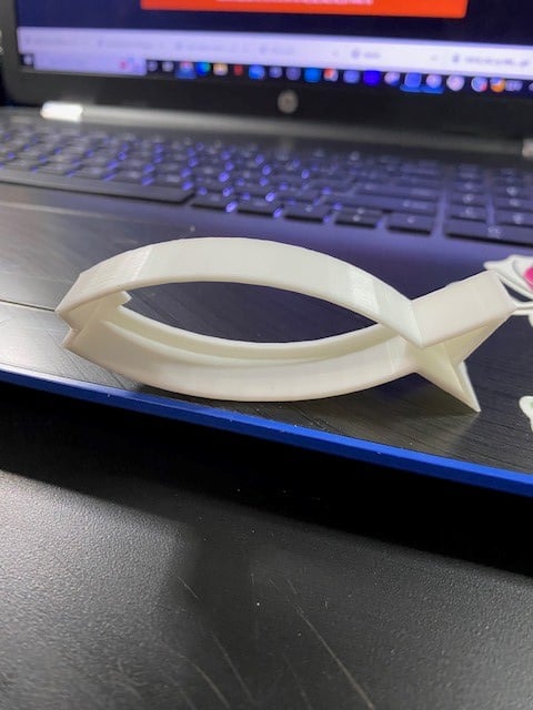 Fish Cookie Cutter 3d model