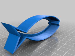 Fish Cookie Cutter 3d model