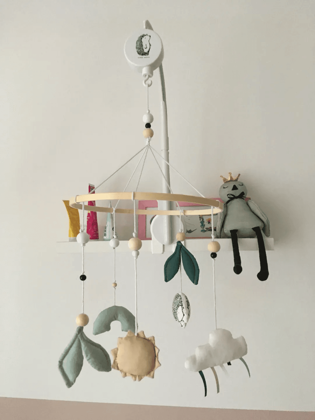 Mobile Bracket for IKEA Mosslanda Shelf 3d model