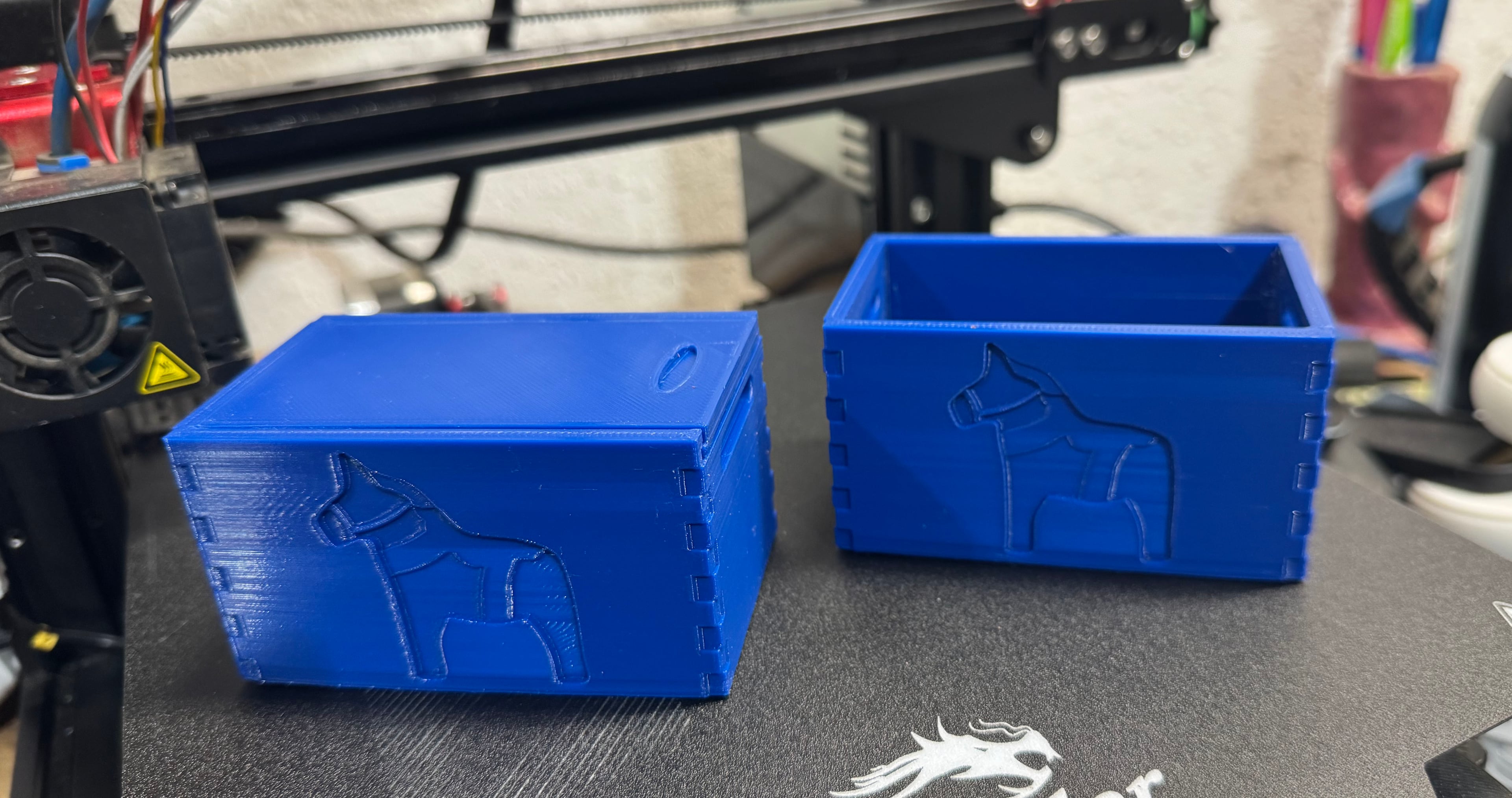 Dala Horse Crate 3d model