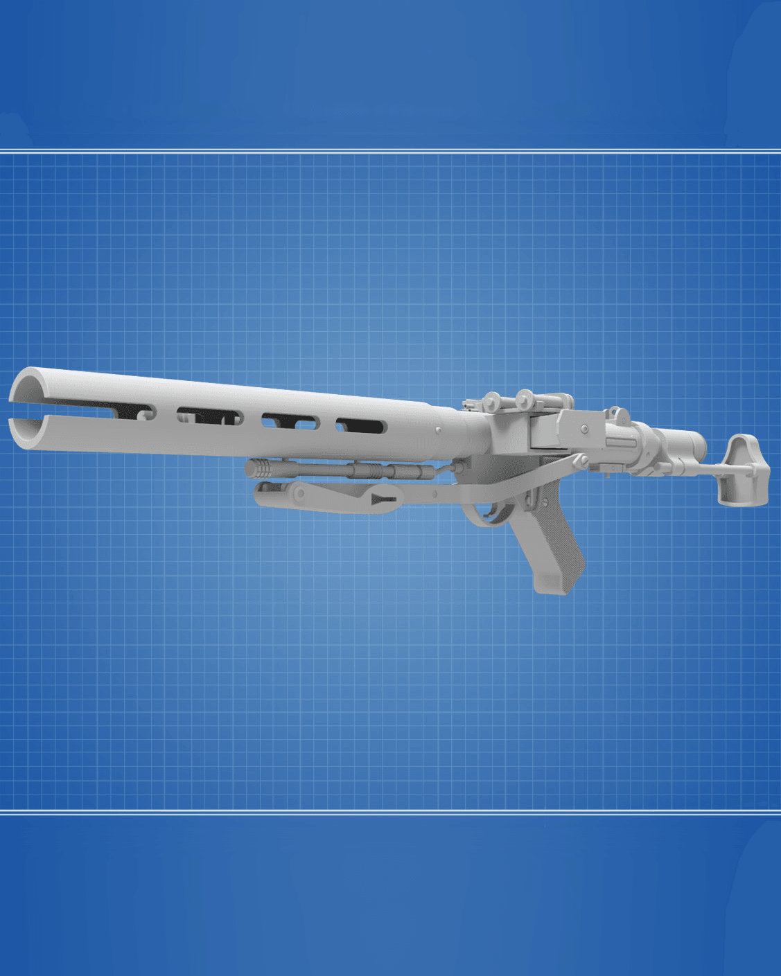 E-11D Blaster Carbine - Star Wars 3d model