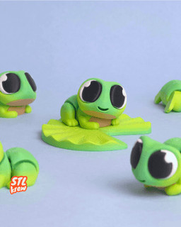 Cute articulated frog Toado 3d model