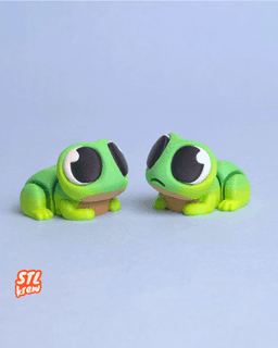 Cute articulated frog Toado 3d model