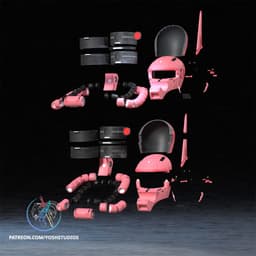 Mecha Villain Helmet 3D Printer File STL 3d model
