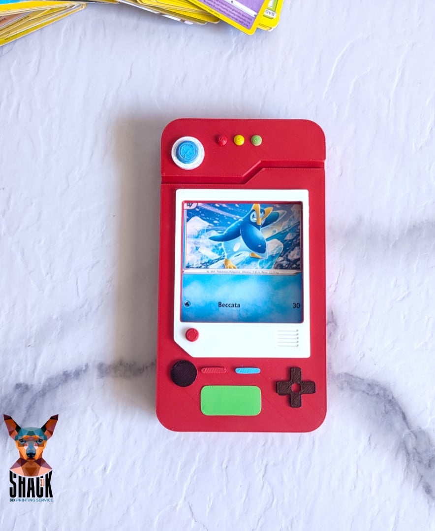Pokédex Card Holder 3d model