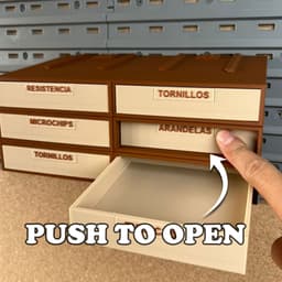 Push to Open Infinite Storage v2 - French system 3d model
