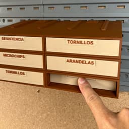 Push to Open Infinite Storage v2 - French system 3d model