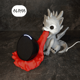 Little Dragon - suitable for Alexa echo pop 3d model
