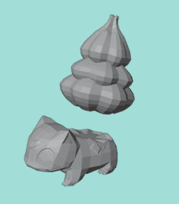 Pokemon Bulbasaur_Christmas tree mod only 3d model