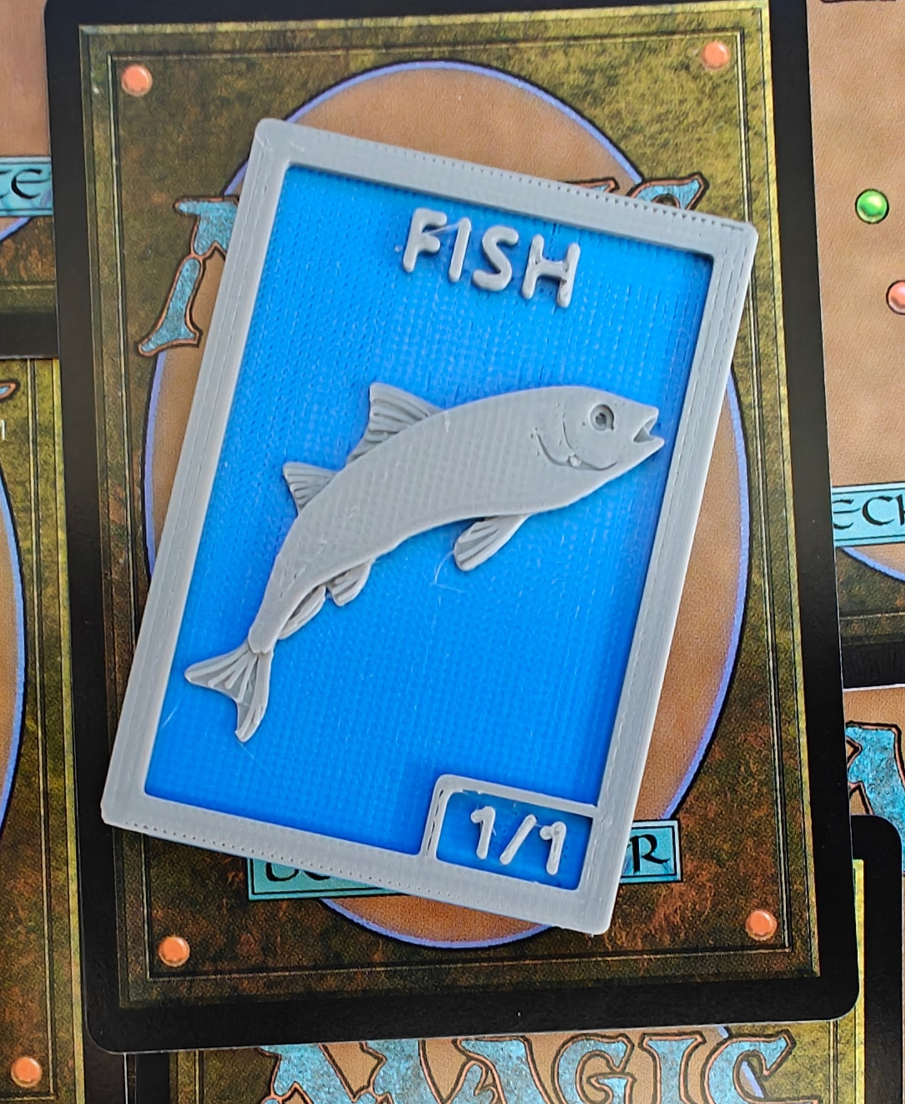 MTG Fish Token 3d model
