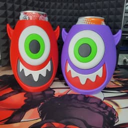 16oz Adorable Cyclops Can Cup 3d model