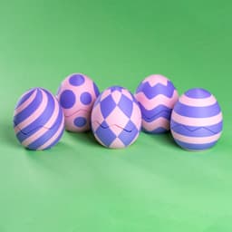 Blob Easter Eggs - Patterns For Multicolor Printers 3d model