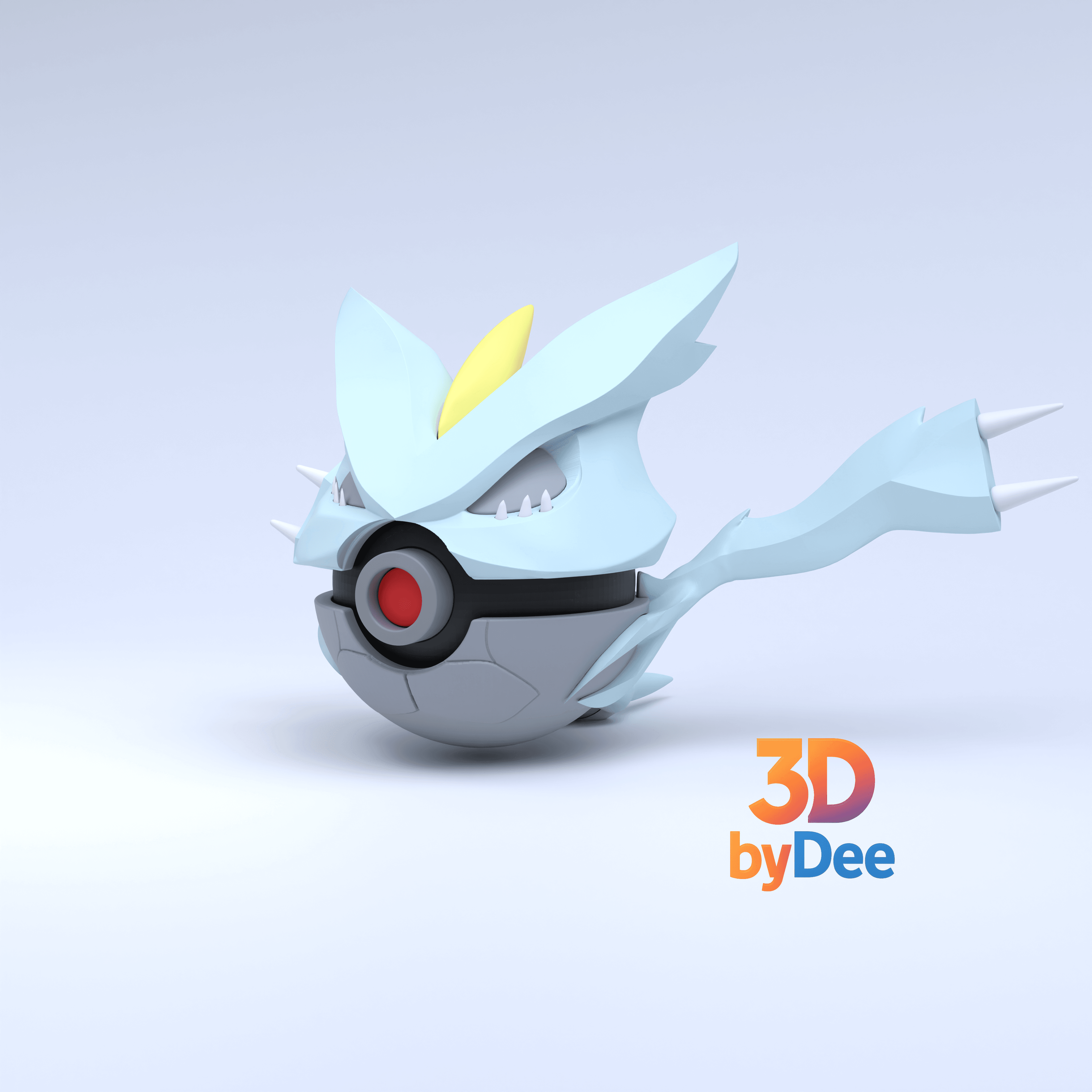 Kyurem Pokeball 3d model