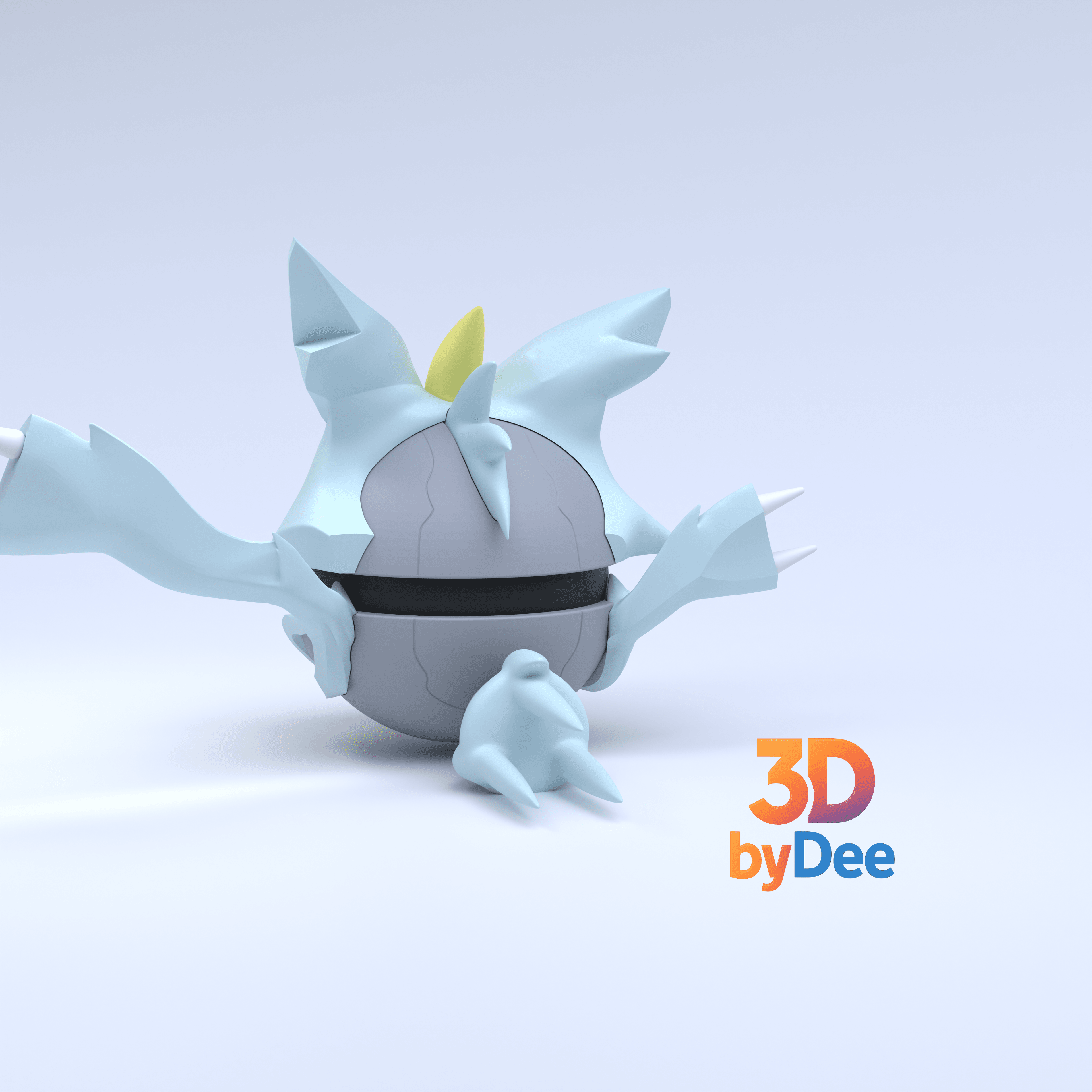 Kyurem Pokeball 3d model