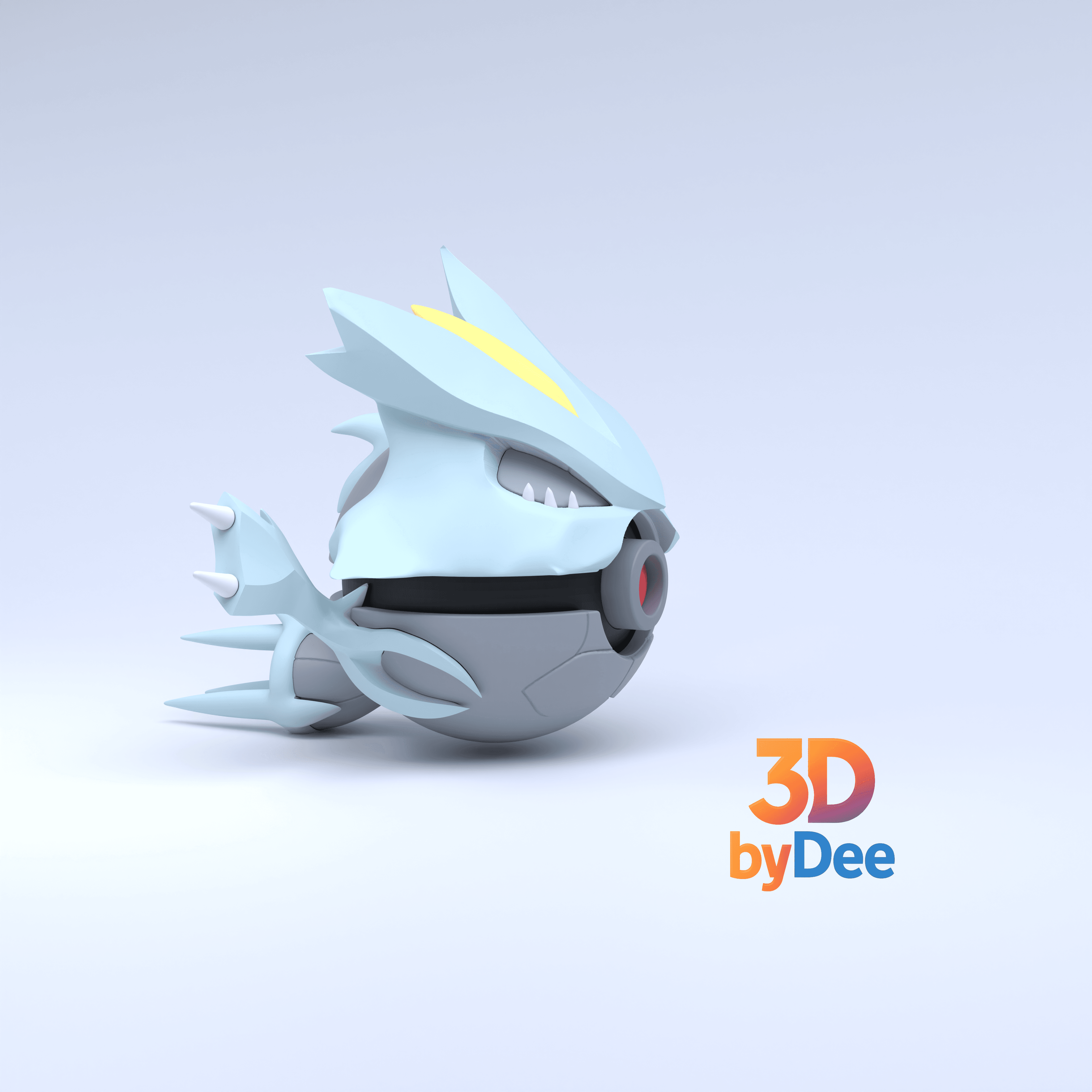 Kyurem Pokeball 3d model