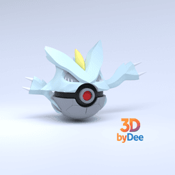Kyurem Pokeball 3d model