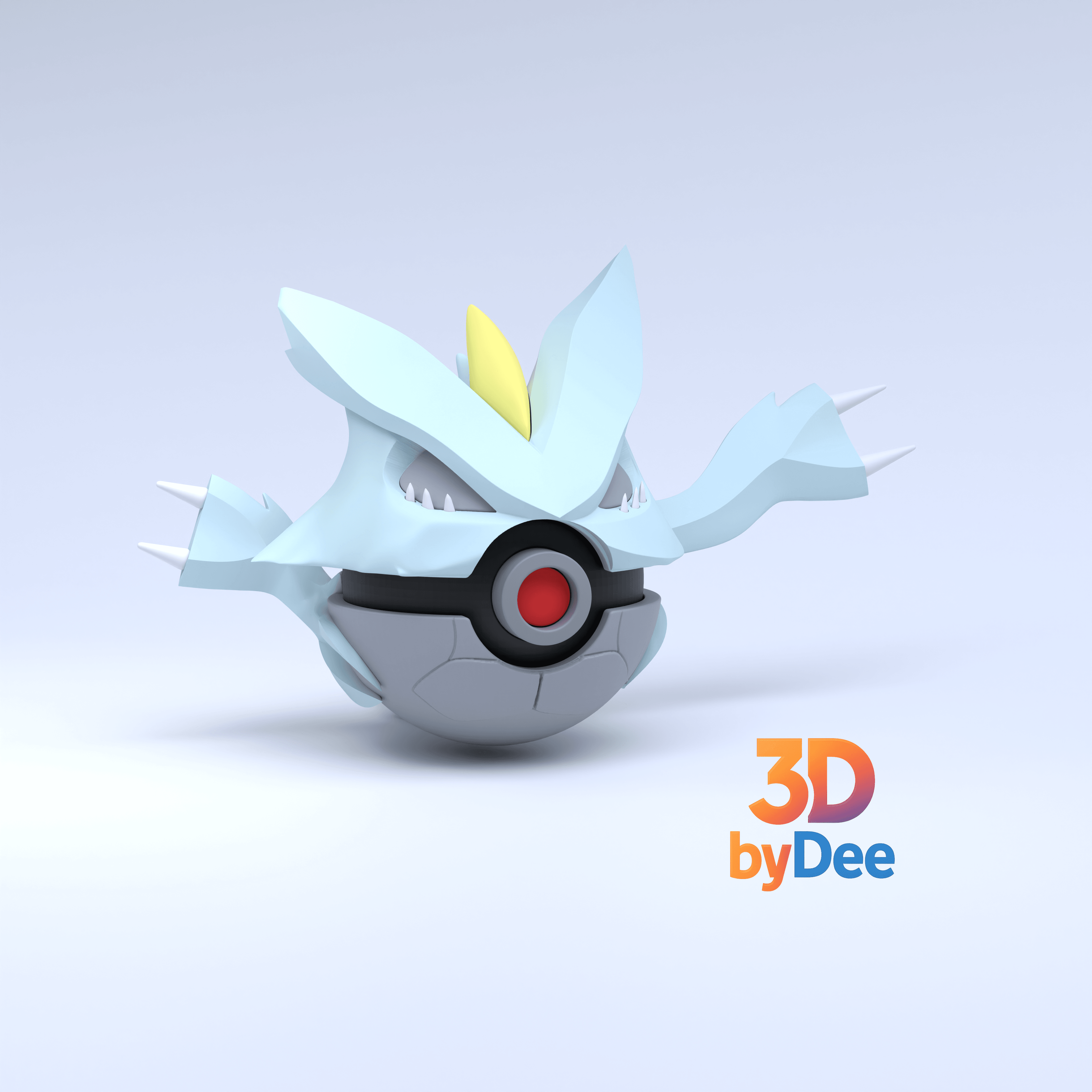 Kyurem Pokeball 3d model