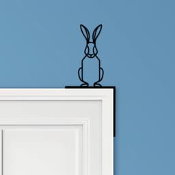 Rabbit Door Corner Decor 3d model