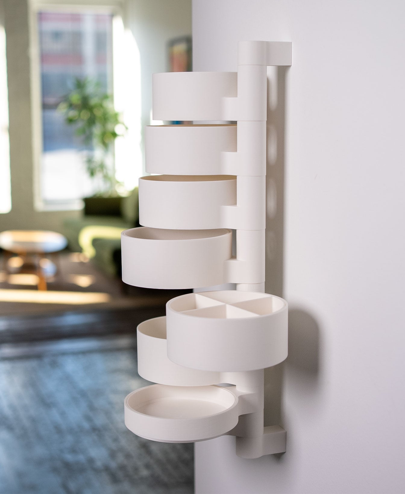 Wall Mounted Storage Bins 3d model