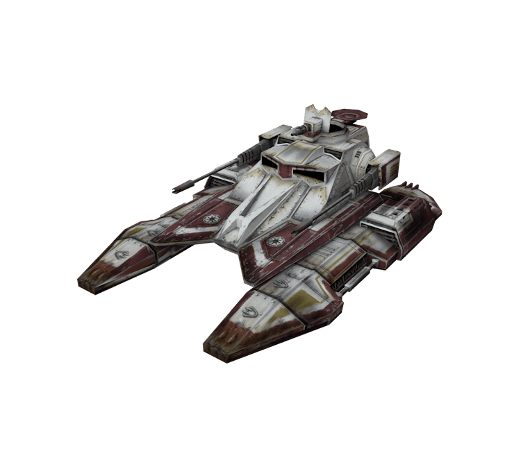 TX-130 Sabre Tank and Dark Trooper 3d model