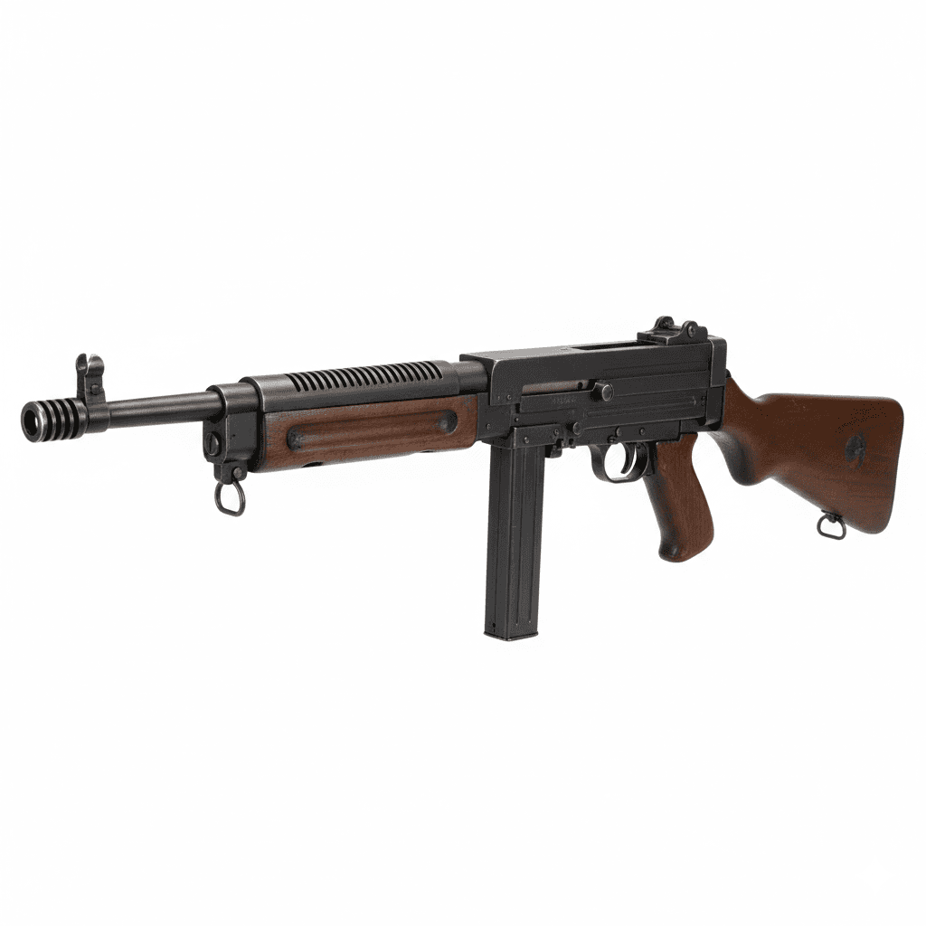 Gun Thompson M1A1 Historic Combat SMG 3d model